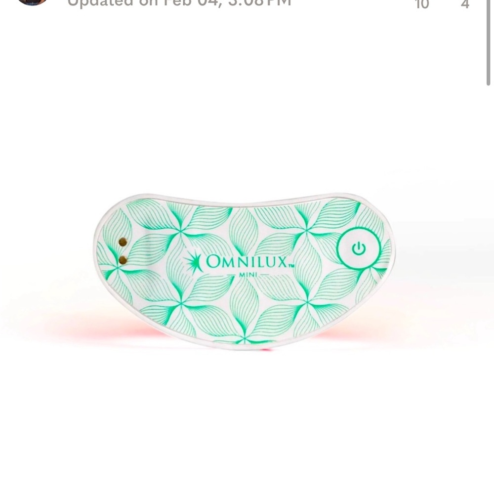Omnilux eye brightener and 2 refills